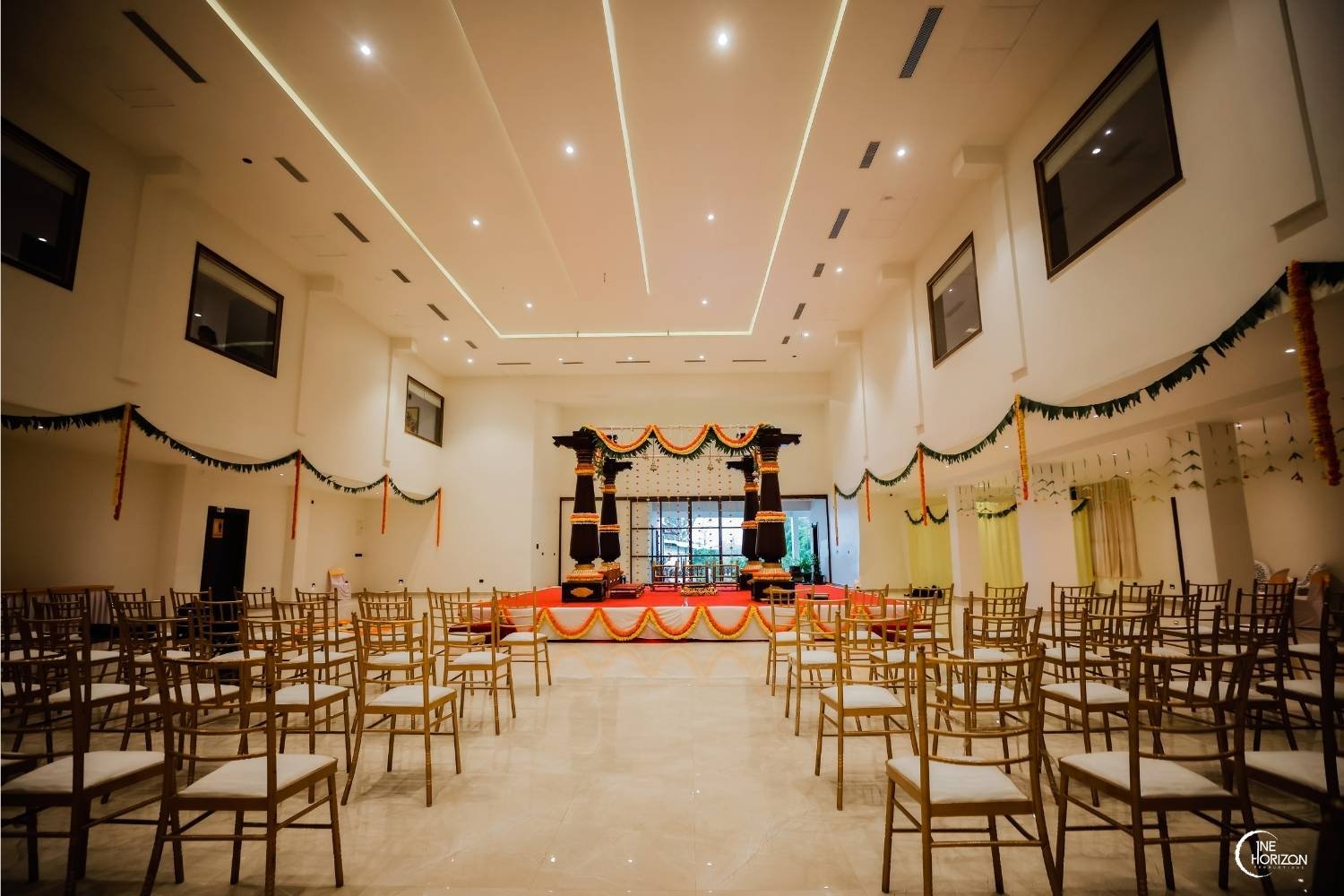 Banquet hall at The Beginning, wedding resort in Bangalore