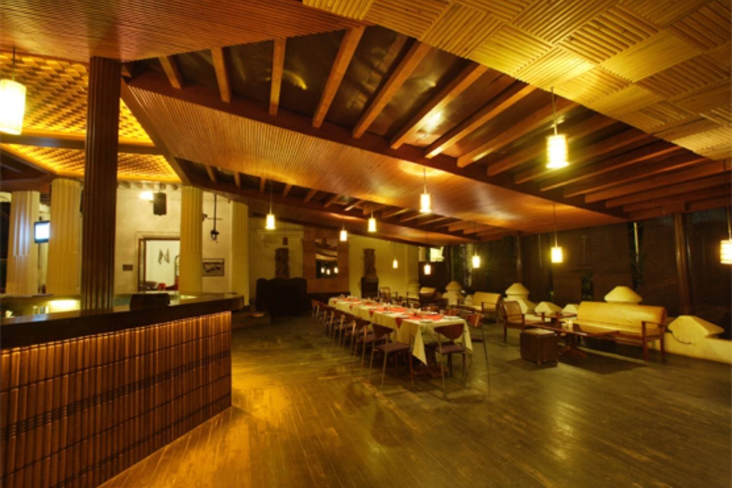 Dining area in Jayamahal Palace