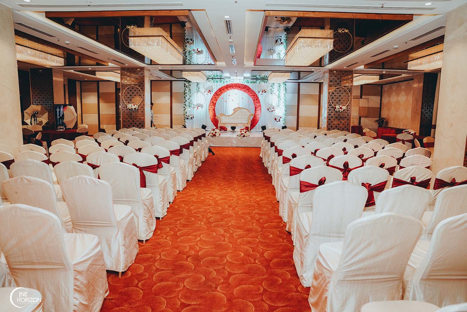 Seating arrangements at Bhagini Icon Premier Hotel banquet halls