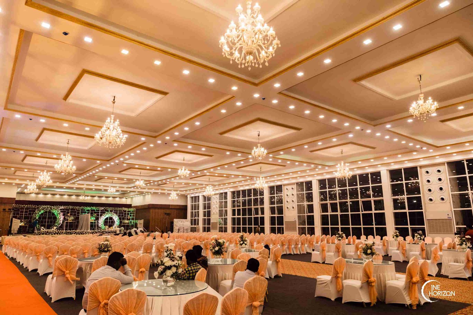 Royal Banquet Hall in White Petals, Palace Grounds wedding hall