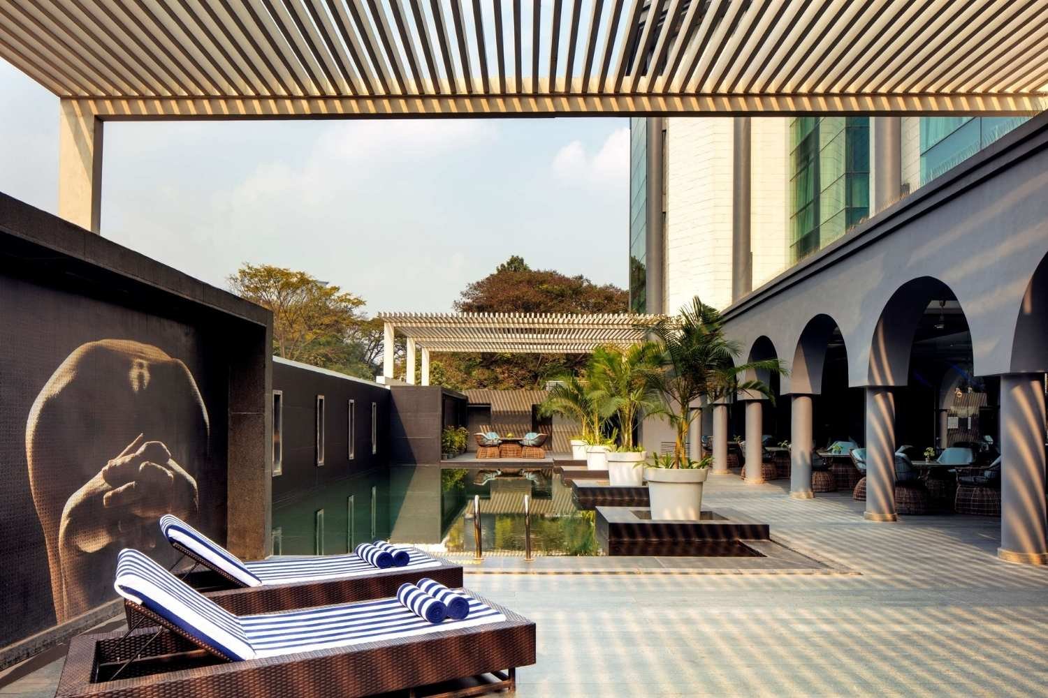 Lounging facilities at Radisson Blu Atria to unwind and relax