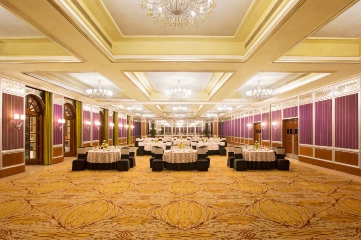 Royal hotel banquet hall at Taj West End