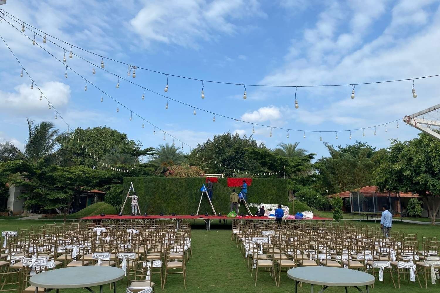 Outdoor wedding venues in Bangalore for big-fat weddings