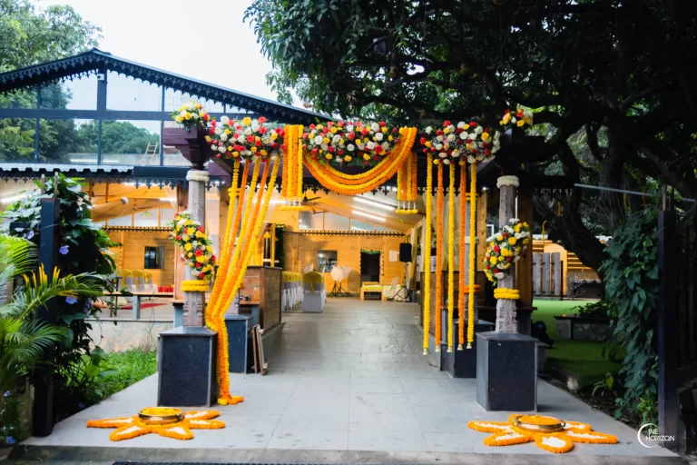 Entrance view of Balan Farms Wedding venue