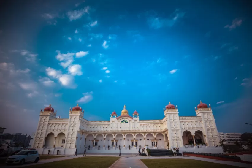 Maharaja palace Entrance view at Day