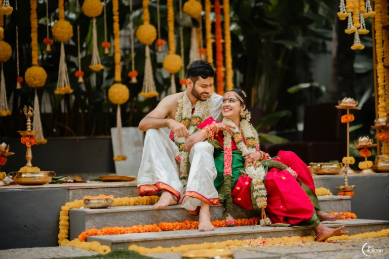 How to feel comfortable in wedding photos – candid couple moment